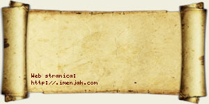 Tomanija Perunac vizit kartica